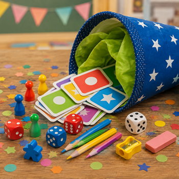 Zehn kleine Spiele für die Schultüte Zehn kleine Spiele für die Schultüte