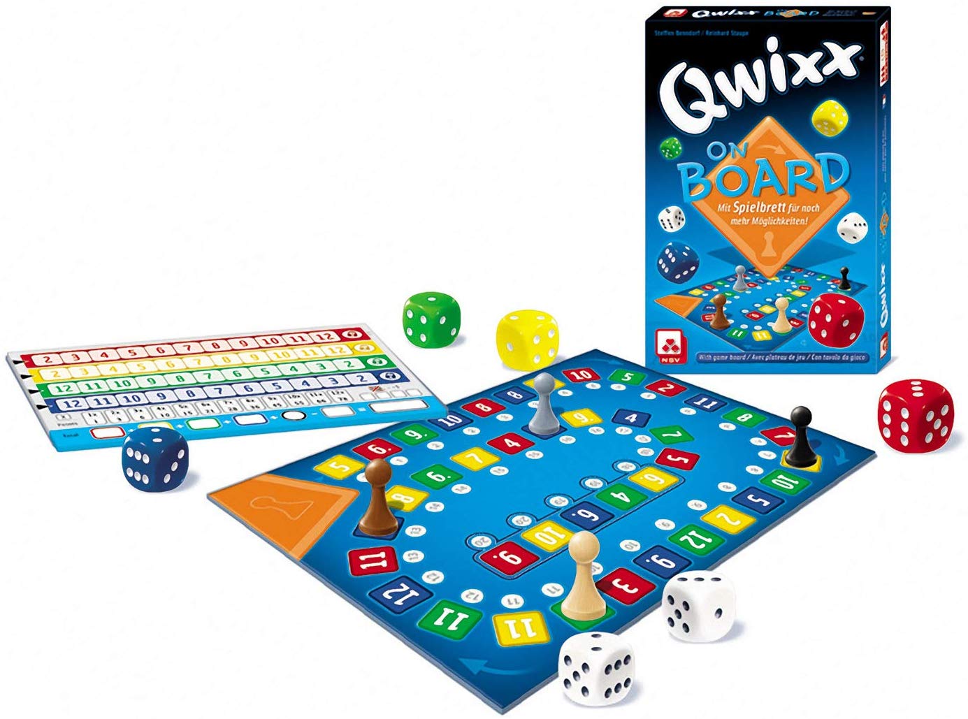 Qwixx on Board vom Nürnberger-Spielkarten-Verlag